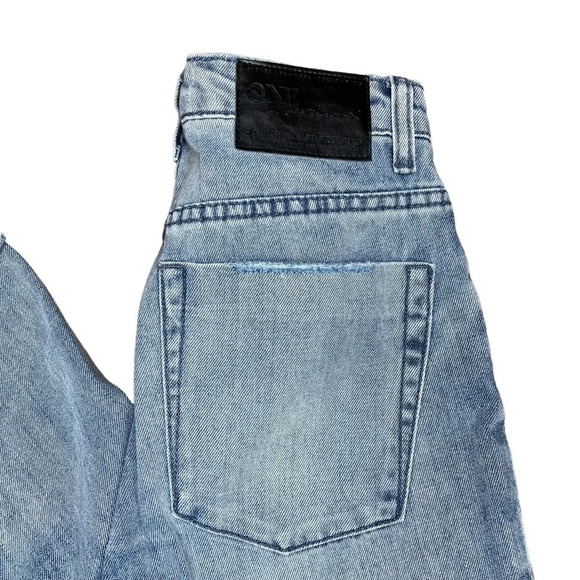 One X OneTeaspoon High Waist Distressed Frayed Ankle Jean.  Sz: 25 - Picture 3 of 12